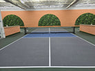 Artificial vertical garden panels by Designer Plants USA, faux green wall for indoor tennis courts, UV resistant, 33 sq ft.