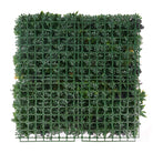 Artificial floral fusion vertical garden green wall panel by Designer Plants USA, UV resistant, 40x40 inch living wall for commercial use.