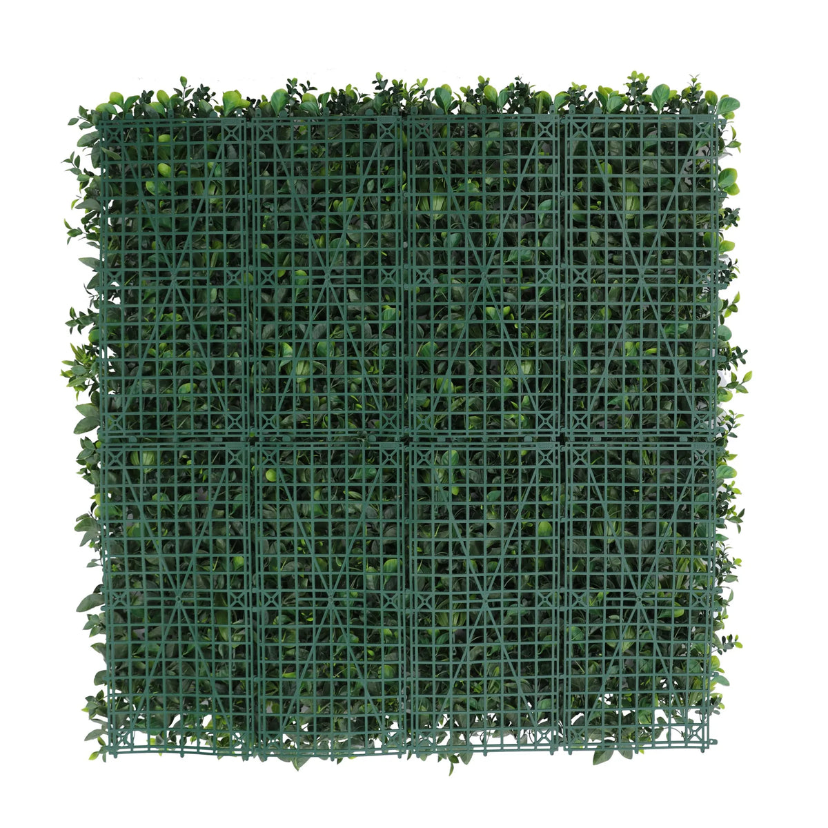 Artificial green wall panel for vertical gardens, 40x40 inches, UV resistant, commercial-grade living wall by Designer Plants USA