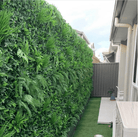 Green Tropics artificial vertical garden wall panel by Designer Plants USA, UV resistant living wall for commercial use, 40x40 inches
