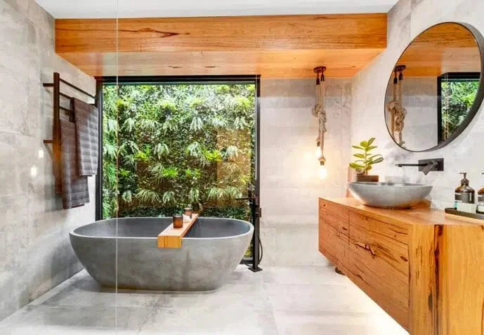 Green Tropics artificial vertical garden wall panel by Designer Plants USA, UV resistant living wall for indoor or outdoor use.