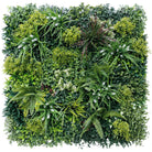 Artificial Lush Spring Vertical Garden Wall Panel by Designer Plants USA, UV-resistant, 40x40 inch living wall for commercial spaces