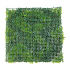 Artificial green wall panel with lush green and white moss for living walls, UV resistant, 40x40 inches, commercial grade by Designer Plants USA.