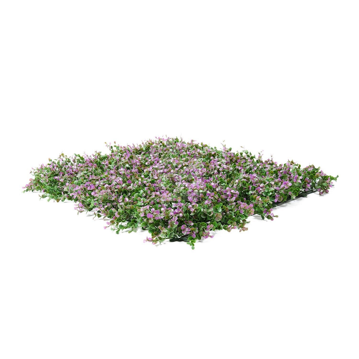 Artificial lavender foliage vertical garden panel by Designer Plants USA, UV resistant living wall for commercial or home use.