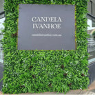 Tropical Vista artificial vertical garden green wall panel by Designer Plants USA, UV resistant, 40x40 inch living wall for commercial use