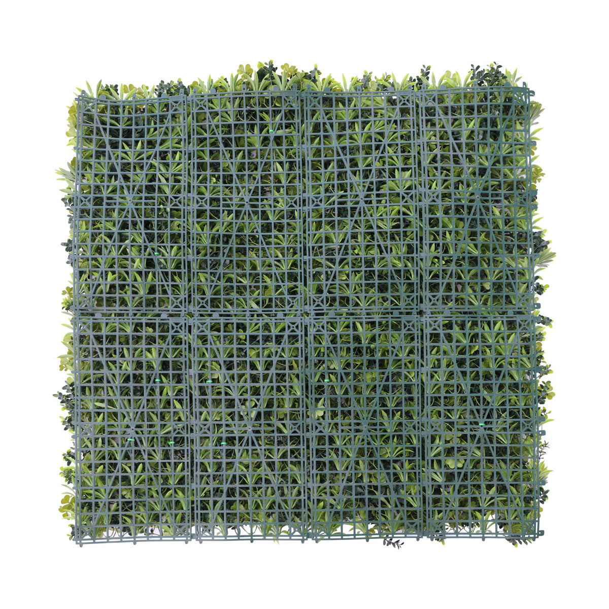 Wild Tropics artificial vertical garden panel by Designer Plants USA, green living wall with UV-resistant, commercial-grade foliage.