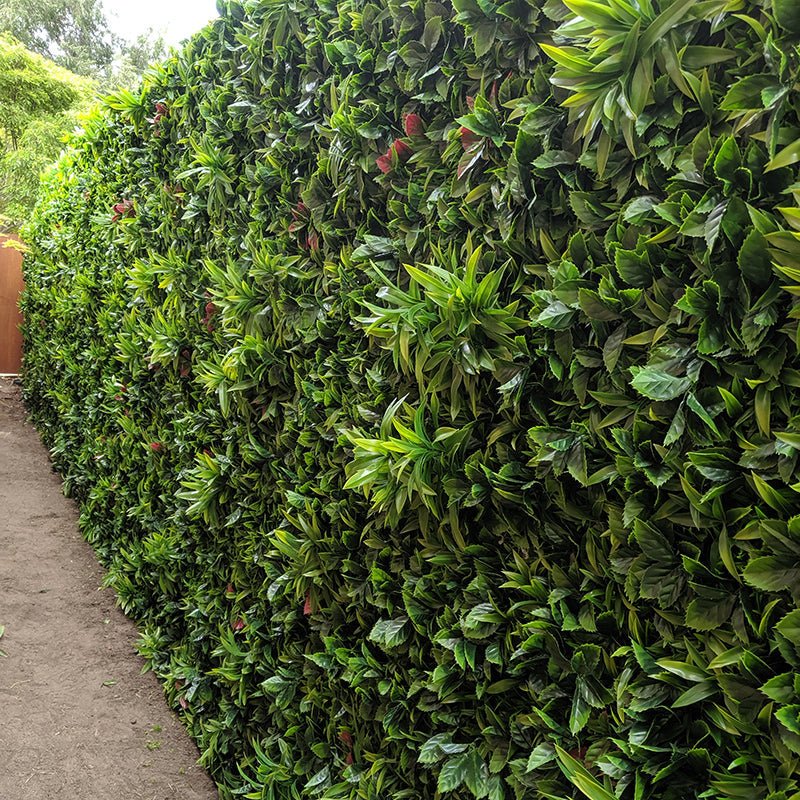 Small sample of Green Meadows Vertical Garden from Designer Plants USA showing lush green plant panel for indoor or outdoor decor