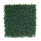 Small sample of Designer Plants USA Green Tropics vertical garden panel with lush artificial tropical plant foliage.