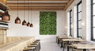 Small sample of Designer Plants USA Hawaiian Sunrise Flowering Vertical Garden, featuring vibrant artificial green wall panels with tropical flowers.
