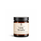 Little Breaths Balm by Elderberry Boost LLC, gentle natural chest balm for kids, shown in a small jar with calming packaging.