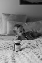Elderberry Boost honey-free elderberry syrup in a 4 oz bottle, featuring dark elderberry extract and natural ingredients.