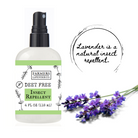 FARMERS Lavender Co. DEET-Free Insect Repellent in a 4 fl oz bottle, natural outdoor bug spray with lavender scent.