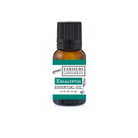 Eucalyptus pure essential oil bottle from FARMERS Lavender Co., showcasing clear glass container with eucalyptus leaves.