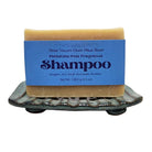 Fern Valley Soap handmade goat milk shampoo bar with argan oil and avocado butter, designed for men, shown in a natural soap presentation.