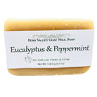 Handmade Fern Valley Goat Milk Soap with eucalyptus and peppermint, natural skincare bar with fresh herbal ingredients.