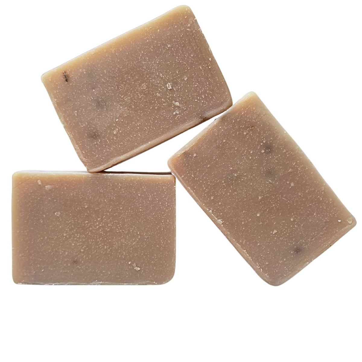 Handmade goat milk soap bar with fresh watermelon and lavender scent from Fern Valley Soap, showcasing a colorful, natural soap design.