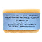 Fern Valley Goat Milk Shaving Soap for Men with Bentonite Clay, featuring a creamy lather in a natural, artisanal soap bar.