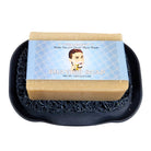 Fern Valley Goat Milk Shaving Soap featuring bentonite clay, designed for men's grooming and smooth shaving.