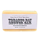 Fern Valley Goat Milk Soap shower bar with tobacco bay scent, featuring a rustic soap design and natural ingredients.