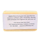 Fern Valley Goat Milk Soap Shower Bar with tobacco bay scent, featuring a natural, handmade soap with a rustic design.