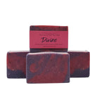 Fern Valley Soap natural goat milk soap with cranberry seed exfoliants and musky floral scent, showcasing the soap bar.