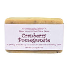 Fern Valley Goat Milk Soap with cranberry and pomegranate exfoliating scrub, showcasing the fragrant, natural soap bar with berries.