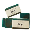 Fern Valley Soap natural goat milk exfoliating scrub soap with sexy cologne scent, featuring rich lather and nourishing ingredients.