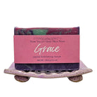 Fern Valley Soap natural goat milk soap with fresh floral scent, featuring a creamy texture and elegant packaging design.