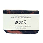 Fern Valley Soap Rook natural goat milk soap bar, moisturizing men's soap with creamy texture and rustic packaging.
