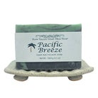 Fern Valley Goat Milk Soap with sea mineral infusion, featuring a natural, creamy texture and Pacific Breeze scent.