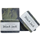 Fern Valley Soap Black Jack goat milk soap bar, exfoliating men's scrub with natural ingredients, moisturizing and cleansing.