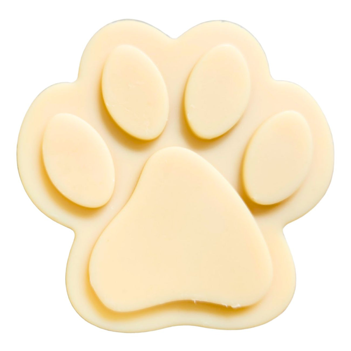 Fern Valley Soap natural goat milk dog shampoo bar with Big Paw branding, showing a rustic soap bar ideal for pet grooming.