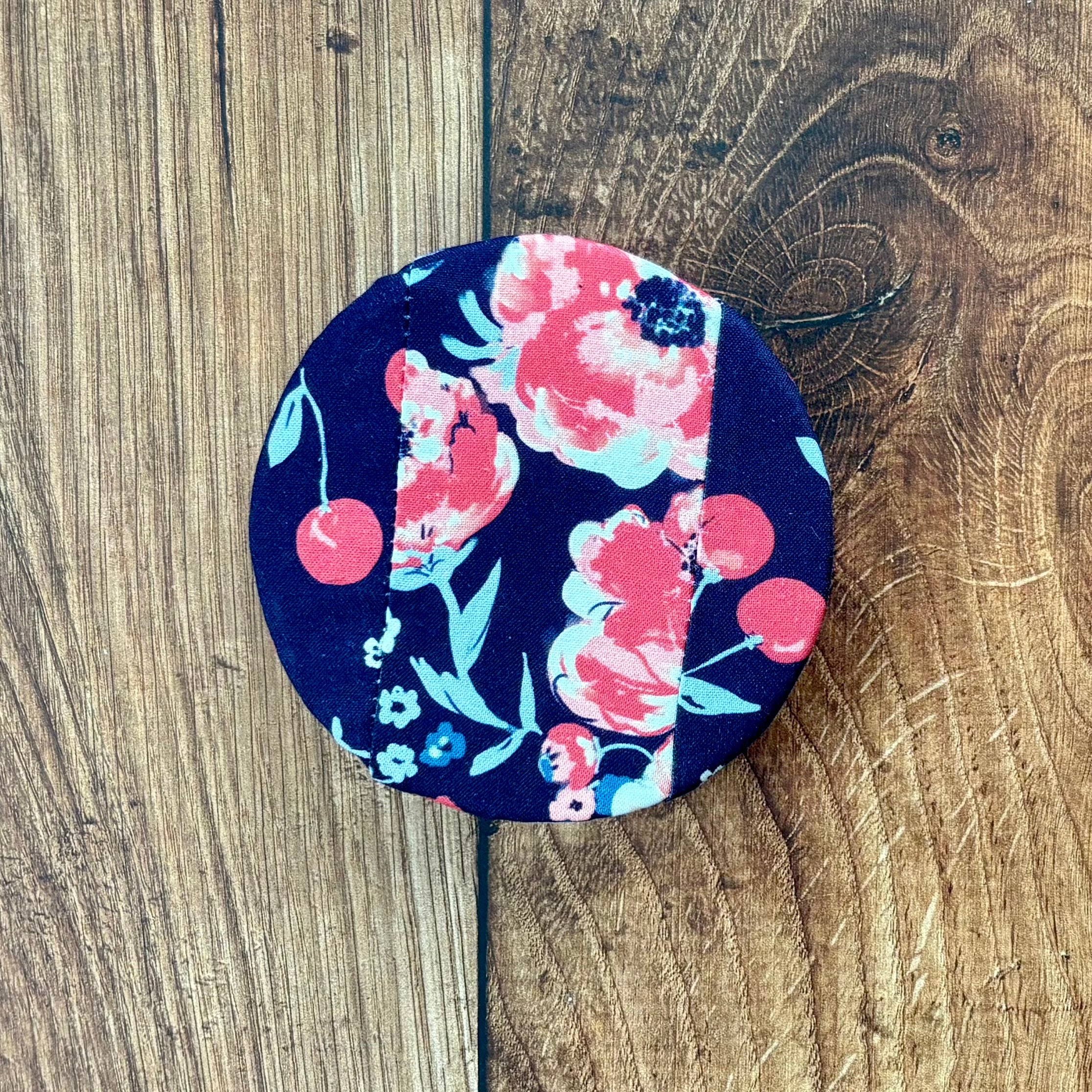 From the Farm jar covers by Five Oaks Farm, natural fabric covers with elastic edges for preserving jars.
