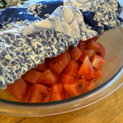 Large mushroom-shaped bowl covers from Five Oaks Farm's From the Farm collection, designed for protecting large bowls during autumn.
