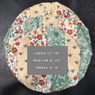 Large bowl covers from Five Oaks Farm, rustic fabric covers for bowls, perfect for farm-to-table kitchen use.