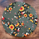 Large mushroom-shaped bowl covers from Five Oaks Farm's From the Farm collection, designed for protecting food bowls.