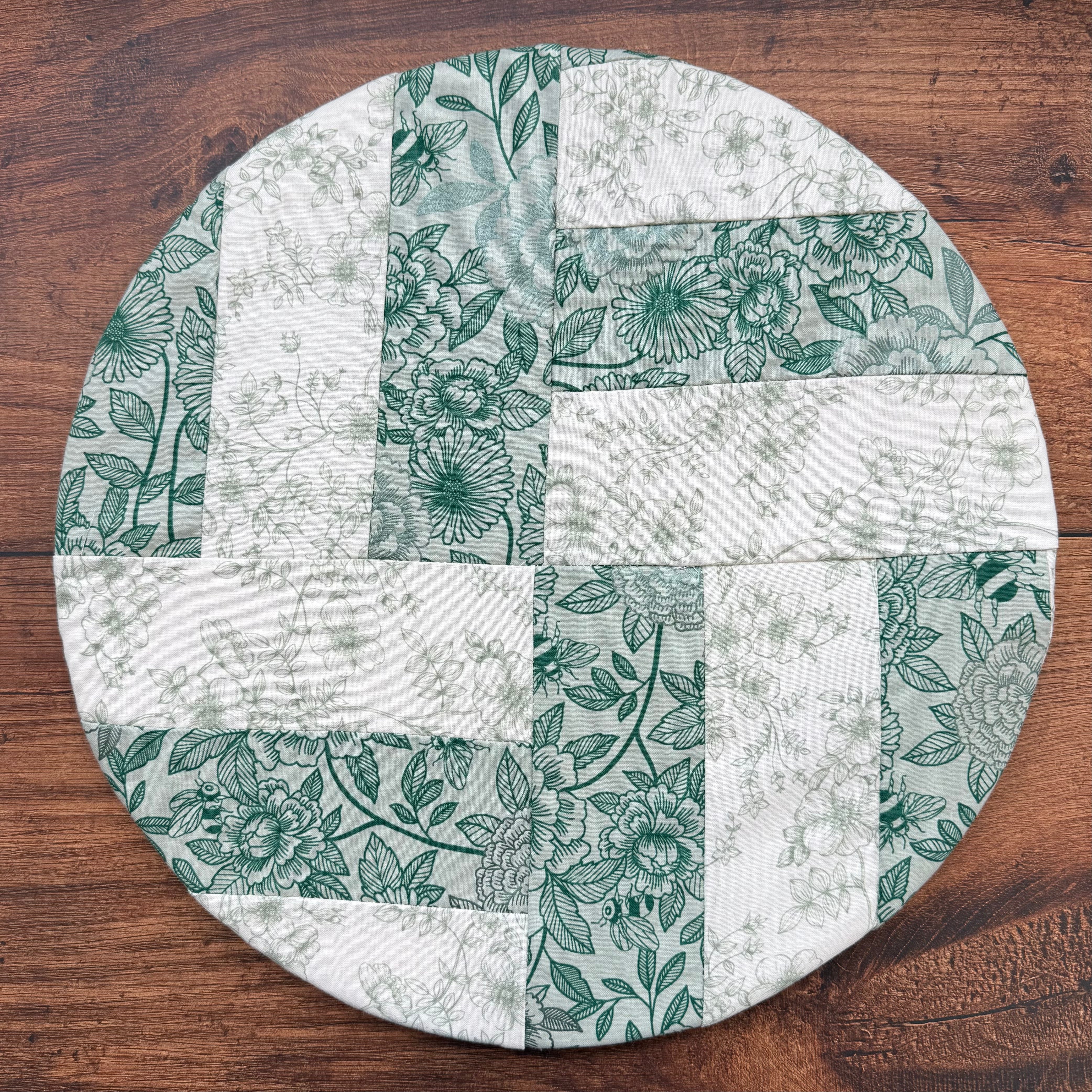 Large bowl covers from Five Oaks Farm featuring autumn mushroom and tiny mushroom designs for farm-fresh food protection.
