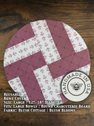Large mushroom-shaped bowl covers from Five Oaks Farm's From the Farm collection, perfect for protecting food bowls.