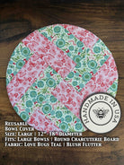 Large mushroom-shaped bowl covers from Five Oaks Farm's From the Farm collection, perfect for protecting food bowls.