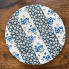 Medium bowl and banneton covers from Five Oaks Farm, featuring autumn mushroom and tiny mushroom designs for baking bread.