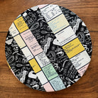 Medium bowl and banneton covers from Five Oaks Farm, featuring autumn mushroom and tiny mushroom designs, perfect for baking.