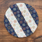 Medium bowl and banneton covers from Five Oaks Farm featuring autumn mushroom designs, perfect for bread baking and fermentation.