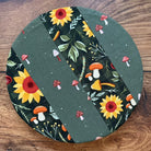 Small mushroom-shaped bowl and banneton covers from Five Oaks Farm, autumn-themed kitchen accessories with rustic charm.