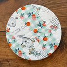 Small mushroom-shaped bowl and banneton covers from Five Oaks Farm, autumn-themed kitchen accessories with rustic charm.