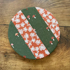 Small bowl and banneton covers from Five Oaks Farm, featuring autumn mushroom design for bread proofing and serving.