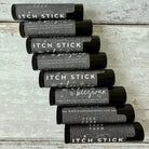 Five Oaks Farm Itch Stick from the Farm, natural remedy for skin irritation, featuring a wooden stick with herbal ingredients.