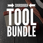 Five Oaks Farm Sourdough Tool Bundle with bread lame, scraper, and scoring tools for artisanal bread baking.