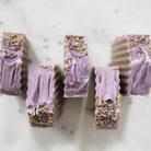 Handmade lemon honey breeze soap from Five Oaks Farm, crafted with natural ingredients and rustic farm charm.
