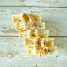 Handmade Lemon Honey Breeze soap from Five Oaks Farm, natural farm-crafted soap with fresh lemon and honey scent.
