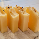 Handmade Lemon Honey Breeze soap from Five Oaks Farm featuring fresh lemon and honey scents, natural farm-crafted soap bar.